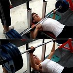 열심히 <b>운동</b>중인 조권, 80kg짜리 역기 들고!