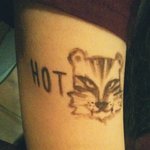 4<b>차원</b> 동생이 해준 타투.