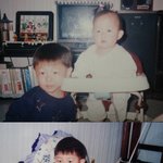 [사진有] 어릴땐 다정햇던 우뤼오빠