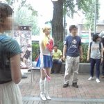 시내 한<b>복판</b>에서 세일러문 의상 입은 구혜선