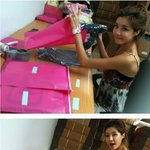 쇼핑몰 옷 <b>배송</b>준비하는 박한별, 예쁘다ㅠ