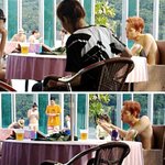 여름 휴가 간 권지용 상반신 노출...