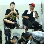 '박재범' 팬<b>미팅</b> 대기실 미공개 사진