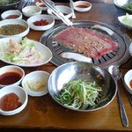 미호가 좋아하겠다 :d 우삼겹이 맛있는 산봉 화로구이