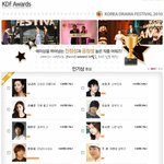 유승호/정용화/송중기/신세경/황정음! 코리아드라마페스티벌 인기상투표중...