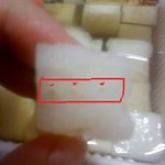 <b>포크</b>자국 선명한 치킨무.. 재탕한듯..