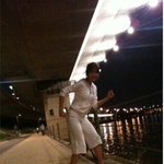 한강에서 운동하는 옥주현, 친근한 <b>복장</b>ㅋ