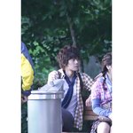 꽃남 김현중 장난스런 키스 촬영현장 직찍