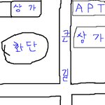 밤11시경, 도서관갔다가 집에 오는길에...