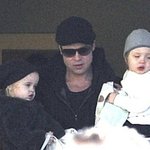 녹스&amp;<b>비비안</b> 아빠 브래드 피트와 함께