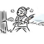 눈 정화용 진정한 <b>도끼</b>자국