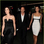 브루스 <b>윌리스</b>,부인 엠마-딸 루머와 함께