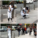 신주쿠에 야구선수 이치로 뜸 대박~ㅋㅋㅋ