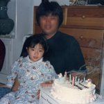 7살 때 생일<b>잔치</b>하는 박한별