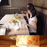 <b>명인</b>만두의 촬영현장에서 외국인모델들 직찍