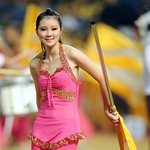 한국 대만 프로야구 최강자 대결에서 대만 <b>치어</b>리더 별로 영 아님