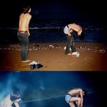 한겨울바다뛰어들기!!!을왕리복불복!!!!!!!!!