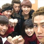 티아라 지연이랑 <b>2pm</b> 완전 다정돋는 사진