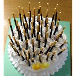 어머니의 54번째 생신 '빼빼로 케이크'
