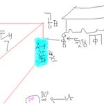 (그림有)어두운골목길 끝쪽에서 <b>뒷짐</b>지고 날쳐다보던 남자