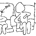 버스안에서 이상한 걸 만졌어요 (그림有)