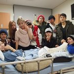 "파이팅! 한빛효영" 남녀공학, 병문안 <b>우정</b> 과시