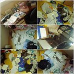 (사진유有)   수능전날폭풍공부