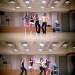 연습실에서 각선미 자랑하는 씨스타