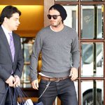 위태로운 바지 <b>체인</b> 패션의 베컴