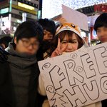 25일 명동에서 프리허그했어요!