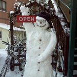 [사진有] 180cm눈사람 저희가만들었습니다.