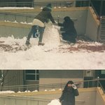 [사진有] 남들 다 하길래 우리도 만들어 본 눈 사 <b>람</b>