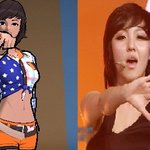 온라인 축구게임에 미쓰에이(수지,민) 캐릭터 등장~ 싱크로율 99%