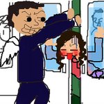 지하철과 웬수진 뇨자 (그림有)