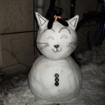 작품명 : 고양이 <b>눈</b>사람  만든<b>이</b> : 할짓없는 수능끝난 수험생