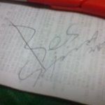 2011-1-11 02:30 정엽님의 싸인을 받았어요!!!