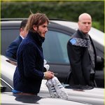 기분 좋아보이는 <b>베컴</b>, 아내 임신때문에 싱글벙글?