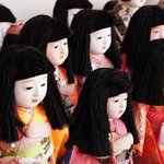아와시마"<b>진자</b> -  머리가 자라는인형이 있는곳