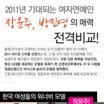 모델 장윤주, 박민영의 매력 <b>전격</b>비교!!