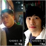 182cm  99.9kg→ 73kg  <b>돼지</b>에서 훈남으로^^