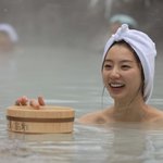 슈가박수진 이거진짜쌩얼?일본여행 <b>온천</b>하는 직찍 잇시티 촬영중