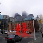 학교 앞 보호구간에서 최고일듯 한 레이저 광선 횡단보도 차단막!