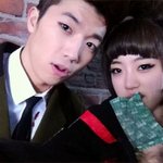 티아라 <b>은정</b>-우영 인증샷
