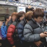 지하철자리는한갠데사람은7명일때!!