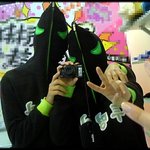 ★사진有 ★ 롯x월드에서 투명인간 후드짚업 입었던 커플이 스크림가면쓴...