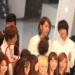 정용화-구하라 스킨십?