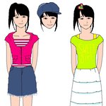 중고딩 여자들 패션 <b>모음</b>(2005~2009)