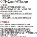 여자가 싫어하는 남자들의 유형
