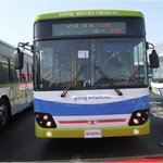 ㅋㅋ동네(대구)에서 클린디젤 하이브리드 버스가 운행한데요~