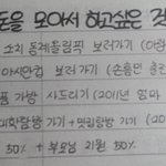 ★흔녀고딩의 용돈기입장 쓰기★